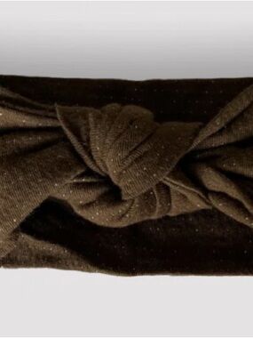 *NEW PHOTO*Baby Knotted Organic Cotton Headband in Chestnut *multiple colors